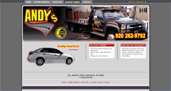 Desktop Screenshot of andysautomotiveandtowing.com